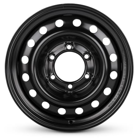 New OEM Replacement Wheel for 2001-2004 Toyota Sequoia 16x7 inch Steel Rim Black Painted Fit 205/55R16