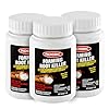 Roebic FRK Foaming Tree Root Killer, Chemical Septic System, Drain Field and Sewer Line Pipe Clog Remover and Root Destroyer, Safe for Bathroom Toilet, White Granules, 1 lb (Pack of 3)