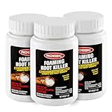 Roebic FRK Foaming Tree Root Killer, Chemical Septic System, Drain Field and Sewer Line Pipe Clog Remover and Root Destroyer, Safe for Bathroom Toilet, White Granules, 1 lb (Pack of 3)