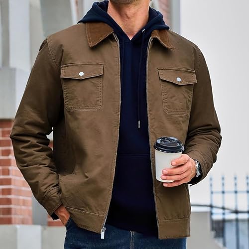 Chaqueta de algodón acolchada ideal para los días fríos de oficina y paseos urbanos de otoño 5