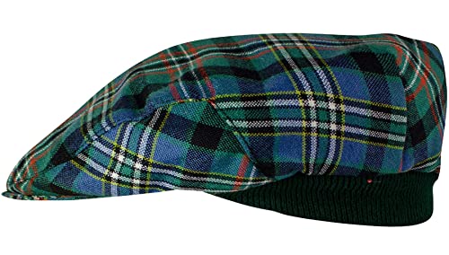 Casquette plate tartan Scott Green Ancient : l'esprit d'Écosse au quotidien