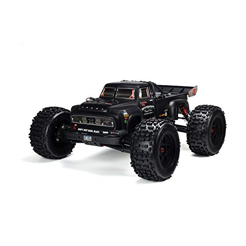 ARRMA 1/8 Painted Body, Black Real Steel: Notorious 6S BLX, ARAC3341