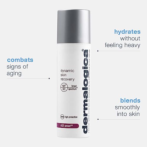 Dermalogica Dynamic Skin Recovery Spf50 3.4 Oz Jumbo - Anti-Aging Face Sunscreen Moisturizer, Medium-Weight Non-Greasy Broad Spectrum To Protect Against Uva And Uvb Rays #TOP2
