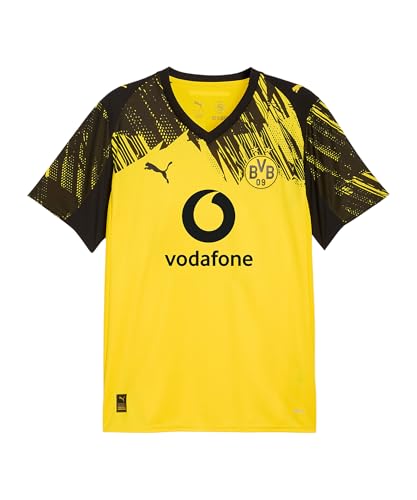 Puma Borussia Dortmund Maillot Domicile 2025/2026, Jaune, Taille M pour Homme
