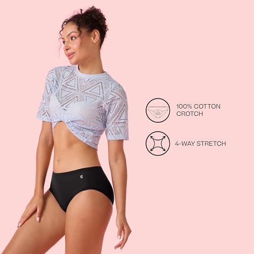 Image of Enamor Innovations Invisi, Fit Flex, No Visible Panty Lines, All Day Comfort, Mid Waist Brief Panty for Women - Antimicrobial with Stain Release, Bonded Free Cut, Regular Coverage - IP02