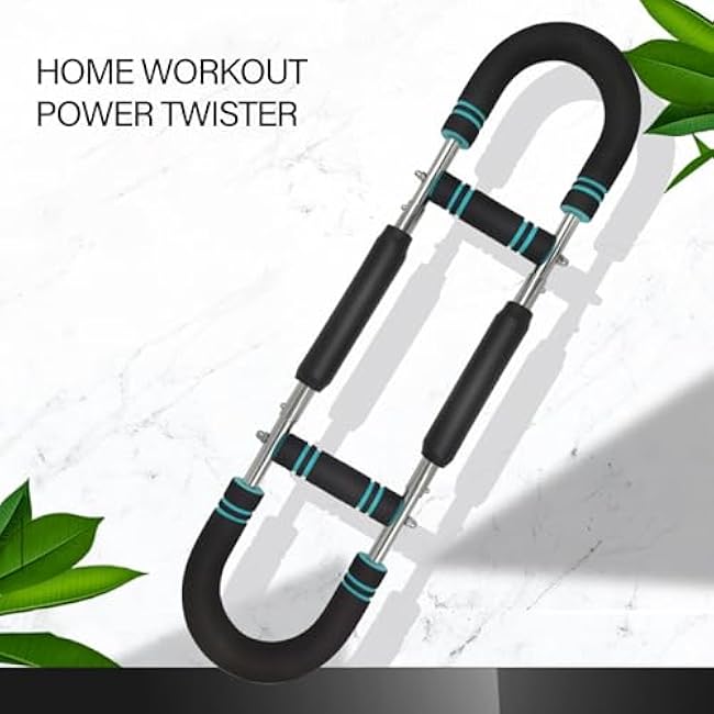 Muscle Strength Trainer Detachable Chest Training Exerciser Arm Trainer Adjustable Spring Workout Rod Fitness Equipment