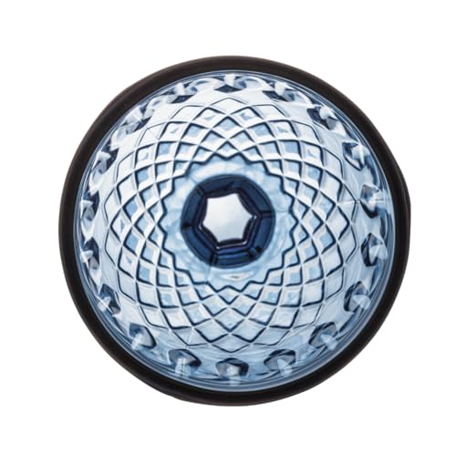 Conjunto 6 Taças de Água de Vidro Greek Azul Escuro 345ml - Wolff