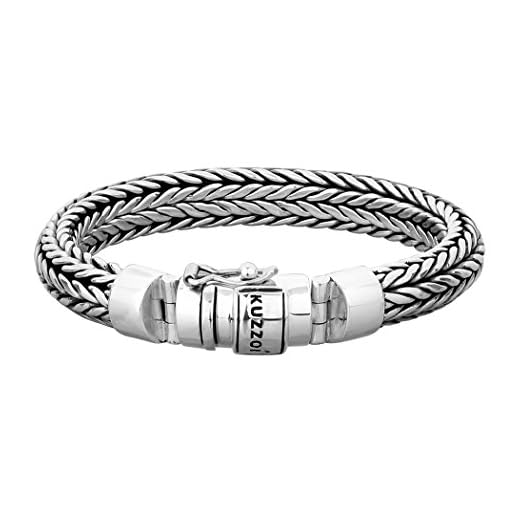 Bracelet homme en argent massif 925 - Kuzzoi