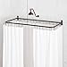Signature Hardware 904986-60 60" x 27" Rectangle Brass Shower Rod