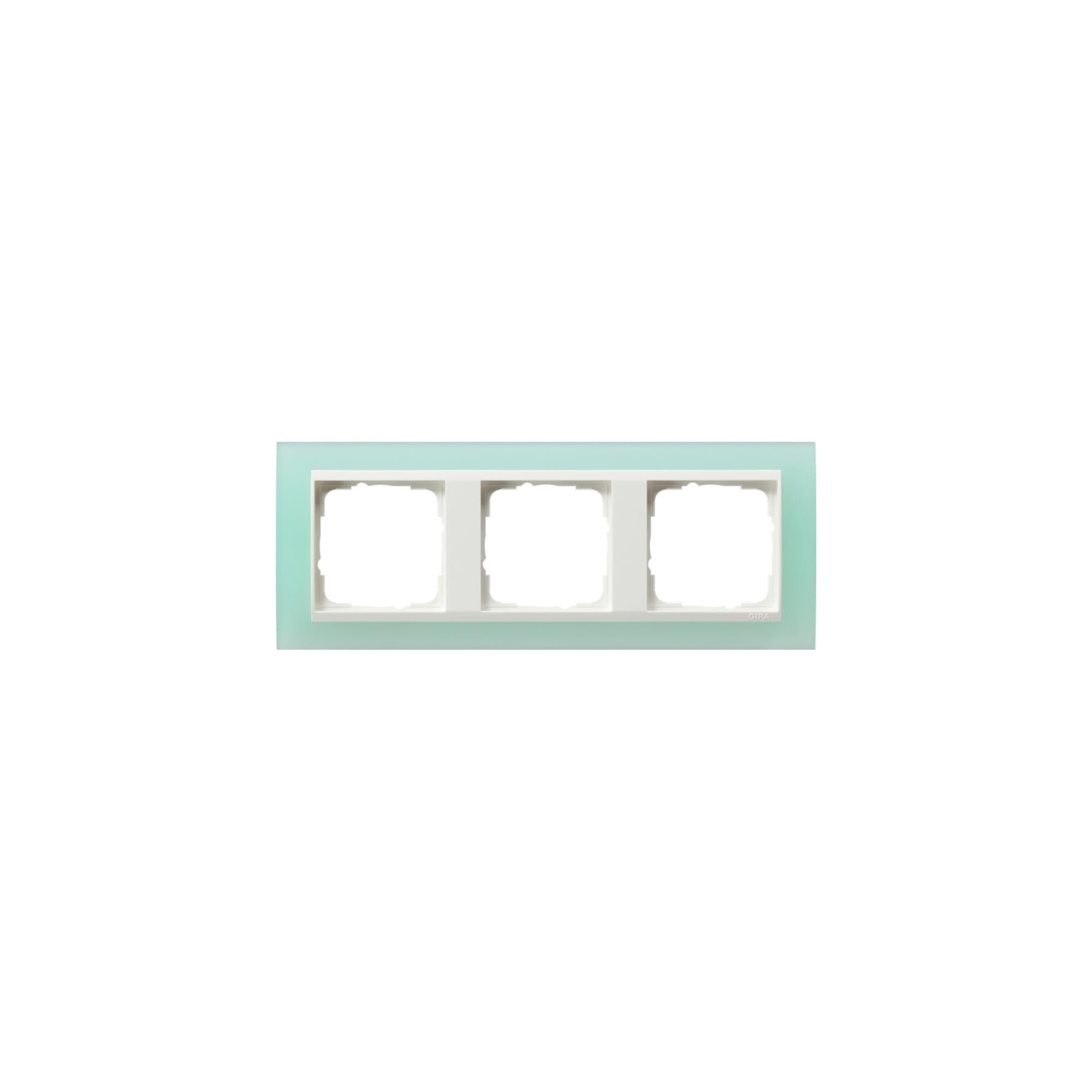 Cadre Gira 0213395 Event menthe opaque plaque interrupteur design
