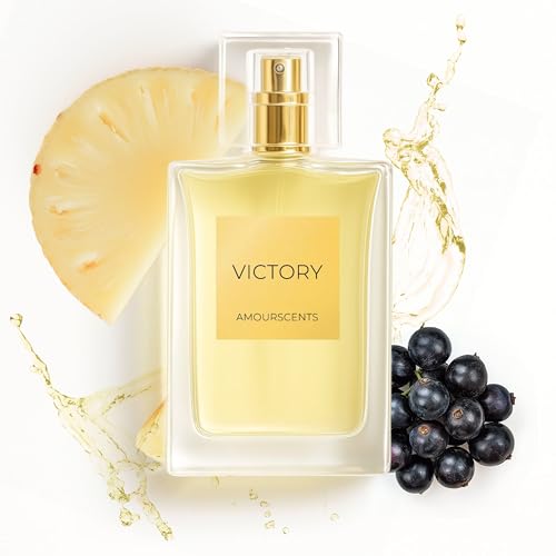 Amour Scents Aventas - Inspired Extrait De Parfum for Men - 30% Oil Concentration, Long-Lasting Fresh Scent, Bergamot, Pineapple, Jasmine & Vanilla Notes, Perfume for Men - Victory (50ml)