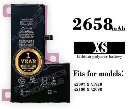 Image of Battery for iPhone Xs / A2097 / A1920 / A2100 / A2098 Battery with 1 Year Warranty**** (Z135)