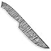 ColdLand Damascus Knife Blank Blade Hand Forged for Hunting Knife Making Supplies, Skinner Blank