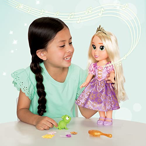 Disney Princess Rapunzel Doll - Singing Friend Rapunzel & Pascal - Sings 'I See The Light' and Talks!, 35cm/13.78'' by Disney Princess - Image 4