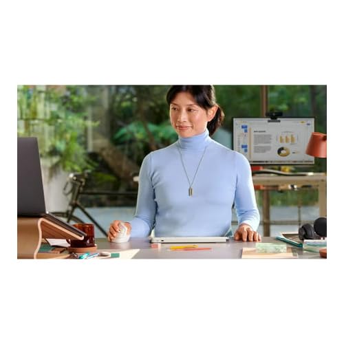 Logitech Lift Vertical Ergonomic Mouse, Wireless, Bluetooth or Logi Bolt USB receiver, Quiet clicks, 4 buttons, compatible with Windows/macOS/iPadOS, Laptop, PC - Off White image 2