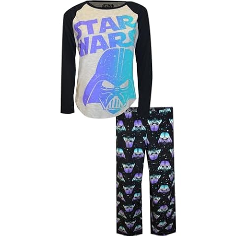 Richard Leeds Womens Classic Star Wars Darth Vader Soft Fleece Pajama (Medium) Cover
