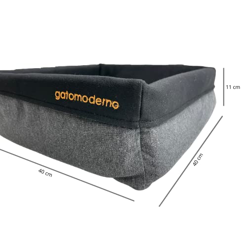 Gatomoderno Cama para Gatos de Moletom, Modelo Maraú G