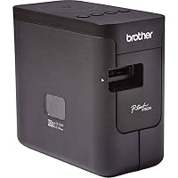 Brother PT-P750W Beschriftungsgerät für den PC inklusive WLAN und NFC (für 3,5 bis 24 mm breite TZe-Schriftbänder, bis zu 30 mm/Sek. Druckgeschwindigkeit), Schwarz – Ansicht 3