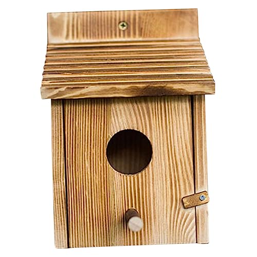 Maison oiseau décorative extérieure SUPVOX en bois noble durable