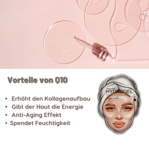 Gesichtsmasken Beauty Set von Sisters & Me Lifting Effekt 9 x reichhaltige Masken Beauty inkl. hochdosierte Augenpads… - Image 6