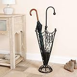 Dibor Cast Iron Decorative Indoor Hallway Umbrella Stand Umbrella Holder - H70cm - Image 3