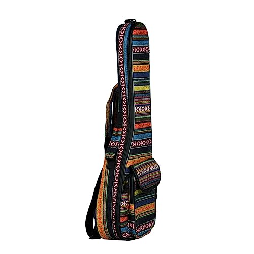 Housse de ukulélé rembourrée HEMOTON avec motif élégant pour transport et voyage