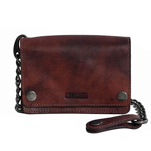 Bikergeldbörse mit Karabiner Kette von Branco - rustikale Vintage...