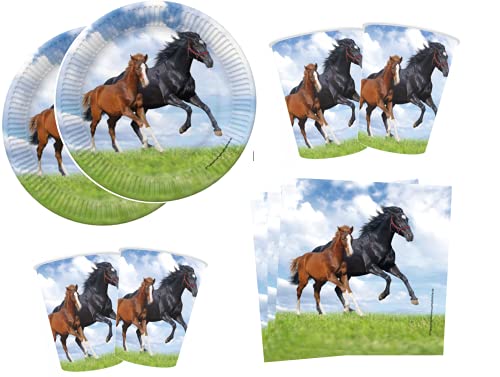 Spielum Pferde Party-Set 44-teilig - Pretty Pony Ge Produktbild-Vorschau 2