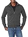 Amazon Essentials Men's Full-Zip Fleece Mock Neck Sweatshirt Sweater, -Charcoal Heather, Large