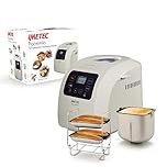 Imetec Panemio macchina del pane, Impasta lievita e cuoce, 12 programmi, cestello pagnotta, Accessorio panini, 3 livelli di doratura, Avvio programmabile, 550 W, Ricettario