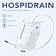 AIESI® Urinbeutel 2000 ml 120 cm schlauch mit Ablaufventil (T) und Anti-Reflux Ventil HOSPIDRAIN (Packung mit 25 stück)