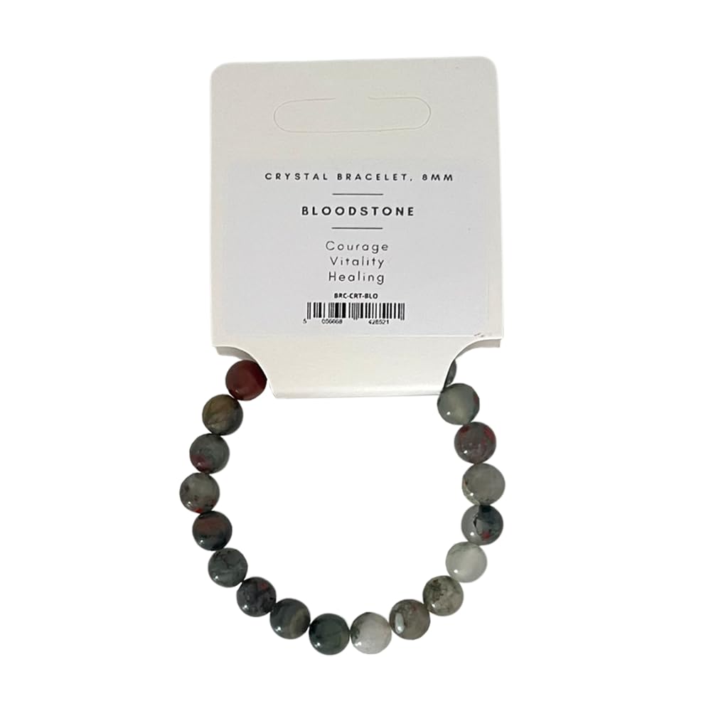VIE Crystal Bracelet, 8mm, Bloodstone