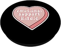 Vista 2 de Soporte emocional Kindle Pink Heart PopSockets Standard PopGrip