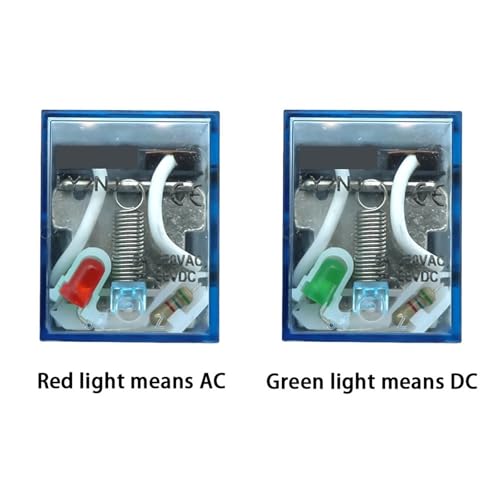 Relé electromagnético de 8 pines con base DPDT 10A compatible con sistemas electrónicos DC 12V 2