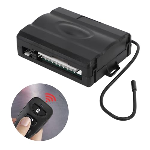 Cryfokt Keyless Entry System, Remote Start Kit with Trunk Release and Built in Battery, Car Alarm System Universal Vehicle Security Door Lock Kit for 12V Fuel Vehicles, Cryfokts8kepx4omy