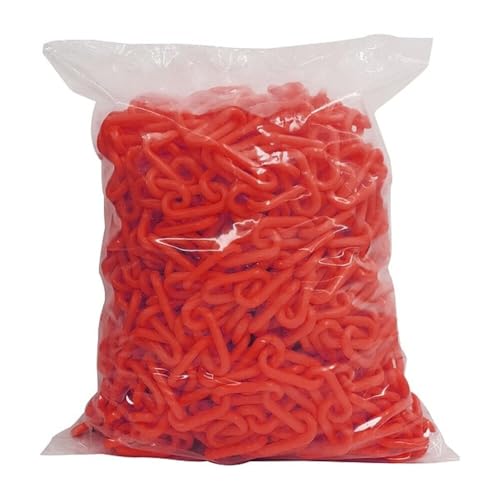 Image of Mr. Chain Plastic Barrier Chain, Red, 100 ft Length (50005-100)