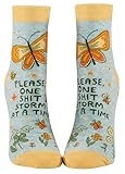 Blue Q Women's Novelty Ankle Socks - Funny Ankle Socks for Women Sizes 5-10, For Mother's Day, Holiday, and Birthday Present