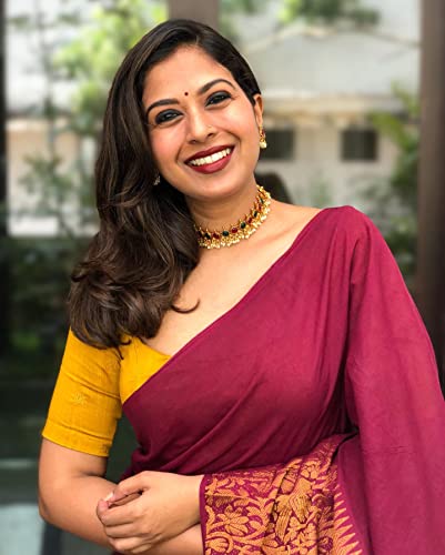 Image of Avantika Fashion Women's Trendy Kanjivaram Soft Lichi Silk Saree With Blouse Piece