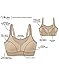 Playtex Women's Secrets Bounce Control Wirefree, Anchorstrap Moisture Wicking Wireless Bra, Black, 50D