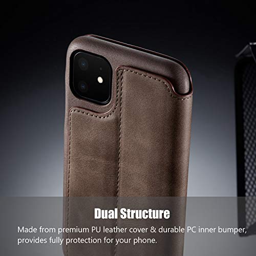 Étui portefeuille iPhone 11 Pro fin protégeant écran et cartes - 5