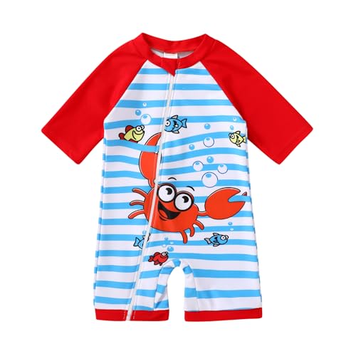 YOUNGER TREE - YOUNGER TREE Baby Boys Swimsuit - Toddler One Piece Zipper Rash Guard Swimwear - Best Deal on Amazon