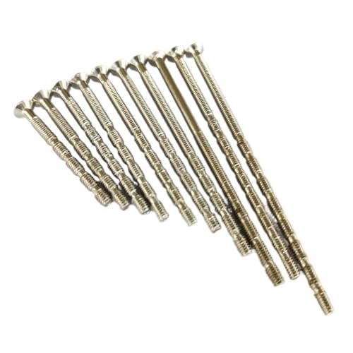 ZHSOAO 20 piezas M4 perillas cortables cerradura de manija tornillos puerta a presión accesorios Hardware Para Tirador de Puerta, Pomos(M4x100mm)
