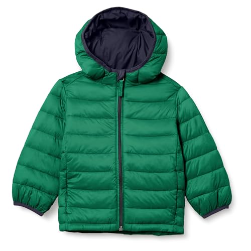 Amazon Essentials Leichter wasserabweisender, verstaubarer Puffermantel mit...