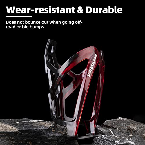 Image of ROCKBROS Bike Water Bottle Holder Ultra-Light Bicycle Bottle Cages with Screws Tool, Universal Bike Cup Holder for Road MTB Mountain Bikes Cycling Accessories(2 Pack)