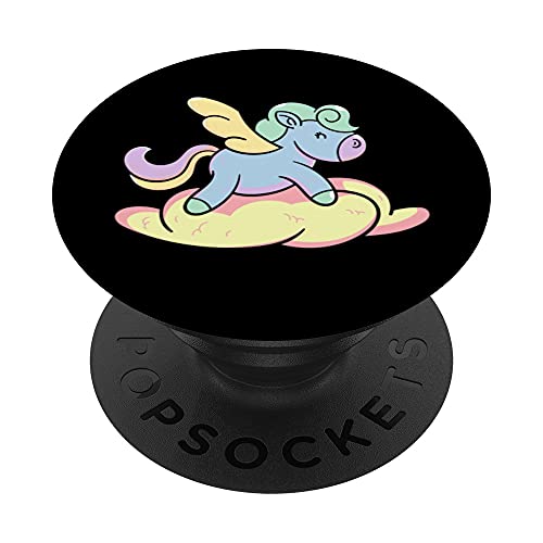 Estética Japonesa Unicornio Manga Lindo Pastel Goth PopSockets PopGrip Intercambiable