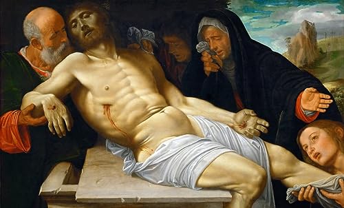 Peinture abstraite de la Renaissance Savoldo pour déco de chambre 60x90cm