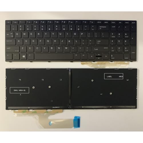 Clavier portable HP Probook 470 G5 disposition US à frappe silencieuse