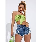 Verdusa-Womens-Ripped-Distressed-Skinny-Denim-Shorts