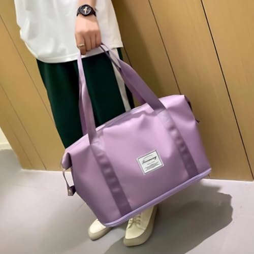 Bolsa Viagem Feminina Retrátil Elegante Grande Capacidade Bolsa de Ombro À Prova D'Água Bolsa de Io