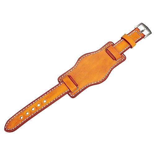 Bracelet rétro montre hommes avec cuir grainé de qualité supérieure fait pour durer